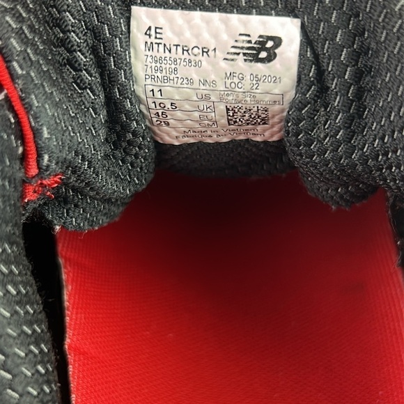 New Balance Fuelcore Nitrel V1 MTNTRCR1 All Terrain Shoes Size 11 4E - Picture 7 of 10